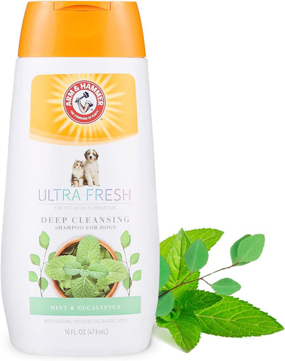 Arm & Hammer Ultra Fresh Shampoos, Conditioners, and Sprays for Dogs | Arm & Hammer Baking Soda Neutralizes Bad Odors for an Advanced Clean Deep Cleansing Shampoo