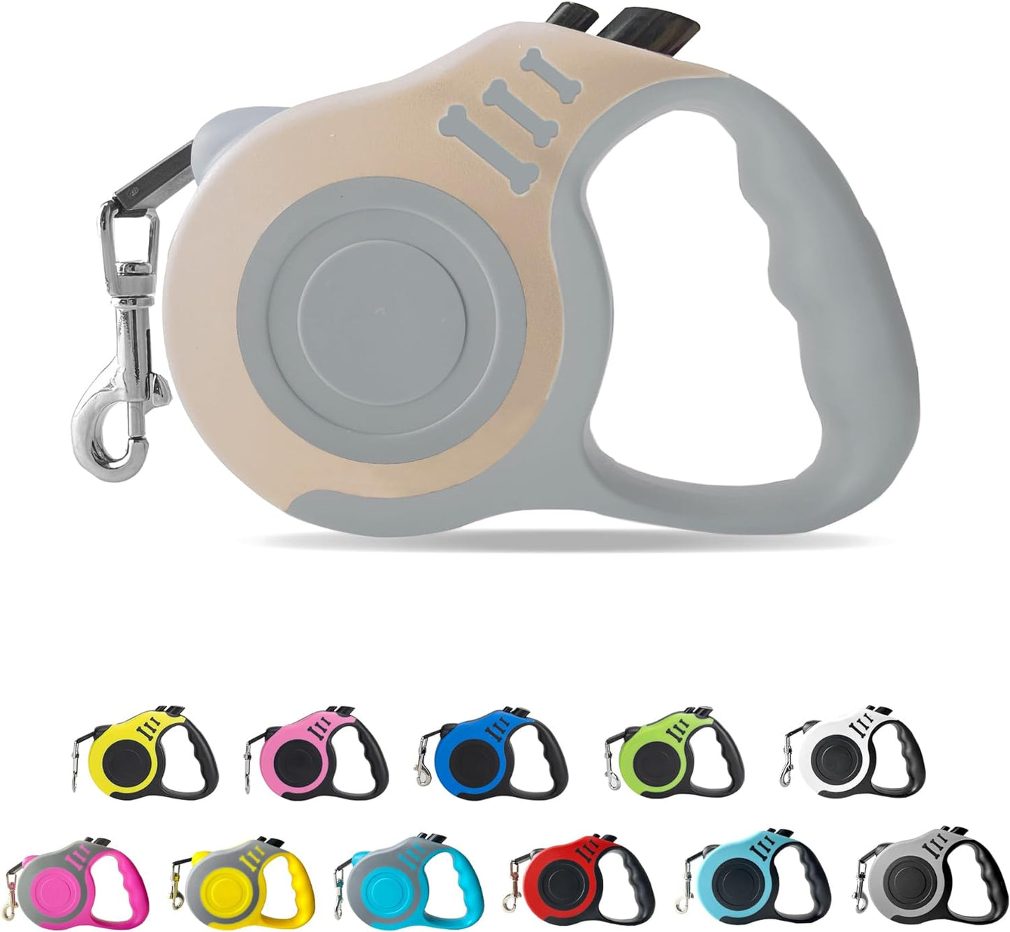 Retractable Dog Leash Automatic Telescopic Tractor Dog Tape, Pet Tape 10/16 FT Durable and Convenient, with Non-Slip Handle, Suitable for Small and Medium-Sized Dogs