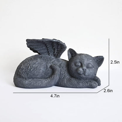 Angel Dog Memorial Stones Statue Sleeping Ornament for Passing Away Bereavement Pet Loss Sympathy Memory Gifts Remembrance