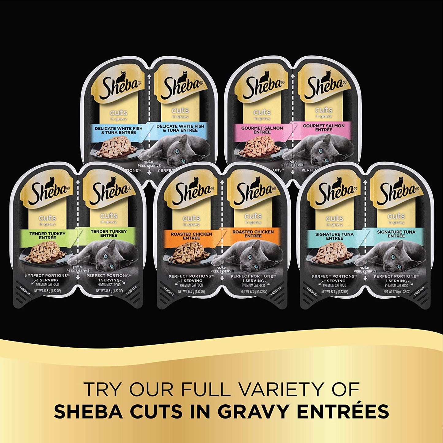 Sheba Perfect Portions Pate Savory Chicken Entree 2.6 Ounce Pack of 6