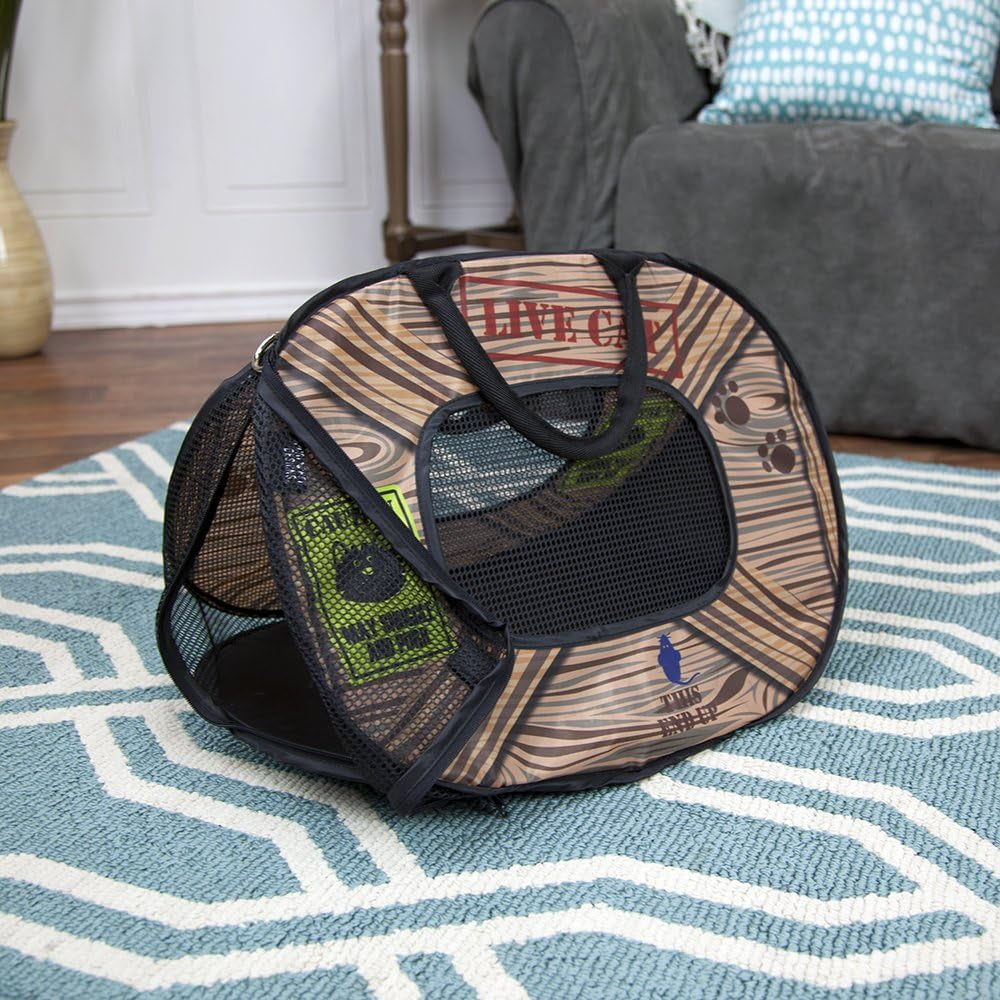 Sportpet Designs Pop Open Cat Carrier (Pattern)