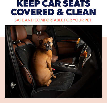 Active Pets Front Dog Car Seat Cover for SUV, Trucks, Sedans. Waterproof Car Seat Covers for Dogs Front Seats Only. Car Seat Protector for Dogs - Pink