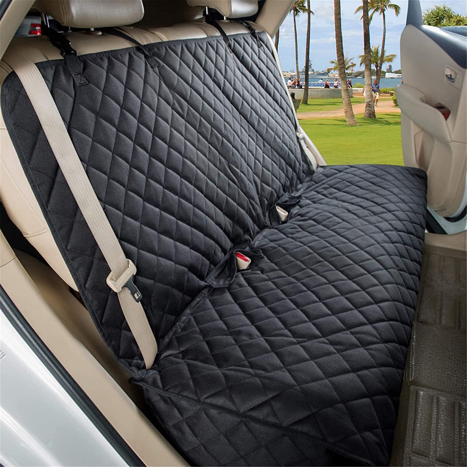 Car Seat Cover, Waterproof, Durable and Non-Slip, Pet Car Seat Cover for Dogs, Universal Size, Fits Cars, Trucks and Suvs