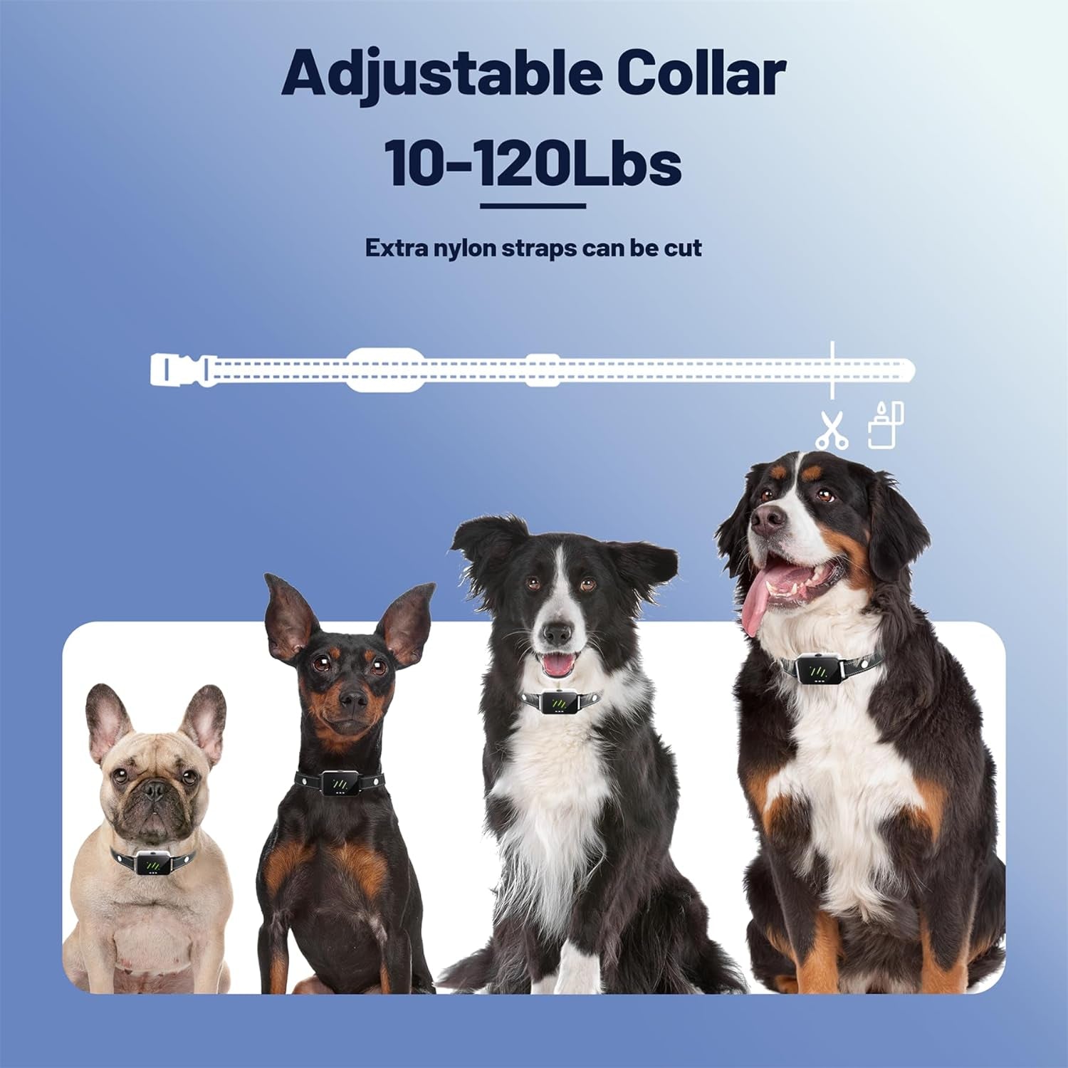 Dog Shock Collar for 2 Dogs-4500Ft,No Shcok Mode, Dog Training Collar with Remote for Small Medium Large Dogs 10-120Lbs,Electric Dog Collar with Adjustable Beep(1-10),Vibration,Safe Shock Modes