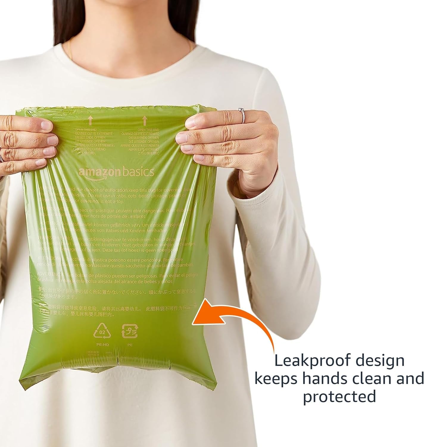 Amazon Basics Dog Poop Bags with Dispenser and Leash Clip, Brazilian Mango Scented, 540 Count, 36 Pack of 15, 13 Inch X 9 Inch