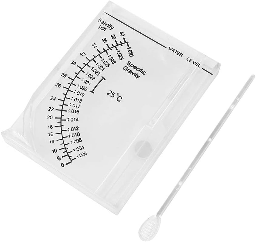 TOPINCN Saltwater Hydrometer Salt Water Salinity Meter Accurate Automatic Hydrometer Salt Water Salinity Meter for Fish Tank