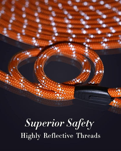 Long Dog Leash for Dog Training 10FT 16FT/30FT/50FT/100FT, Reflective Threads Rope Dog Leash, Heavy Duty Dog Lead for Large Medium Small Dogs Walking Playing, Camping, or Yard