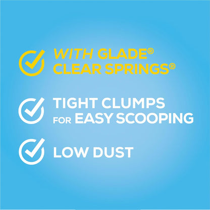 Purina Tidy Cats Clumping Multi Cat Litter, Glade Clear Springs - 16 Lb. Bag