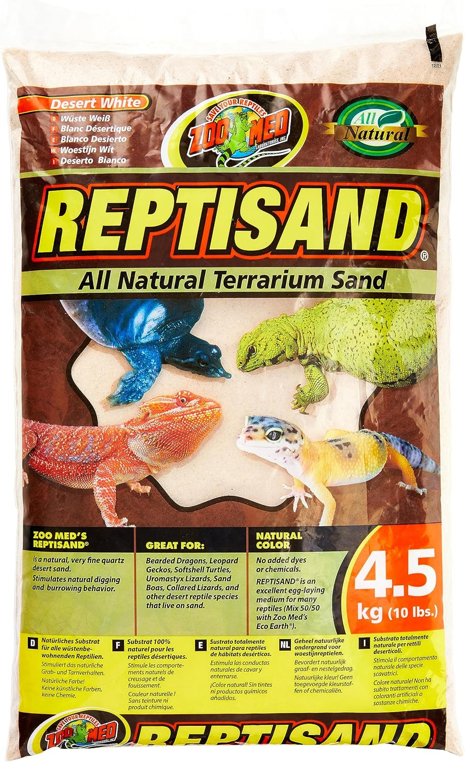 Zoo Med ReptiSand®, 10 Pounds, Desert White