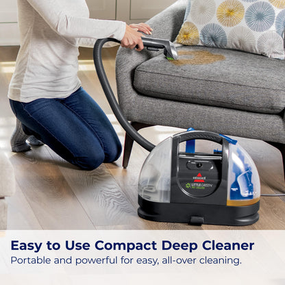 Bissell Little Green Pet Deluxe Portable Carpet Cleaner and Car/Auto Detailer, 3353, Gray/Blue