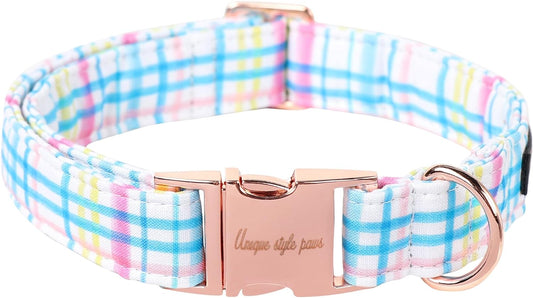 Unique Style Paws Dog Collar Metal Buckle Collar Gift for Small Medium Large Boys Girls Dogs