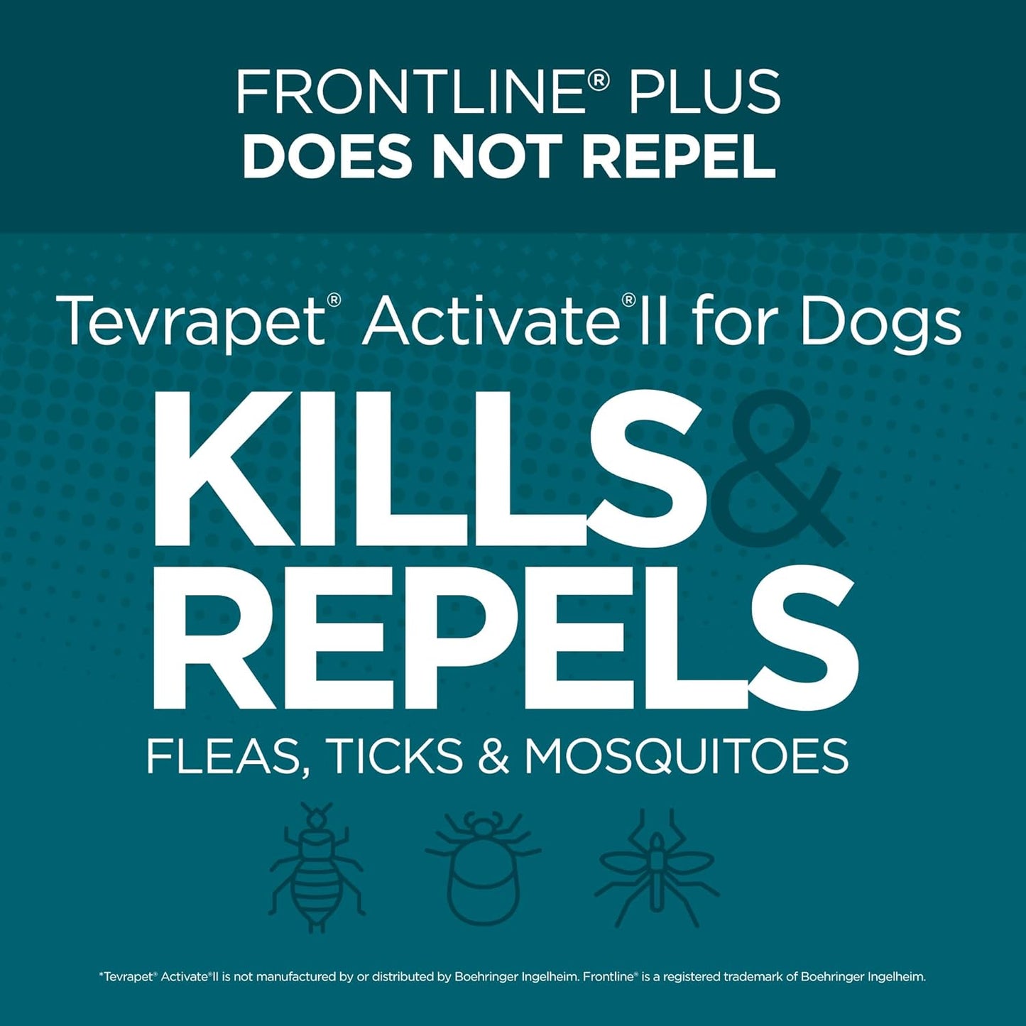 Activate II Flea and Tick Prevention for Dogs | 4 Count | Small Dogs 4-10 Lbs | Topical Drops | 4 Months Flea Treatment