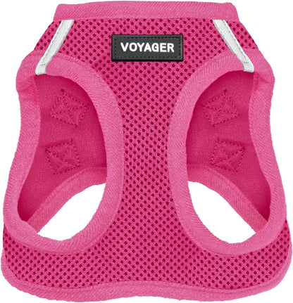 Voyager Step-In Air Dog Harness - All Weather Mesh Step in Vest Harness for Small and Medium Dogs by Best Pet Supplies - Harness (Fuchsia), Small