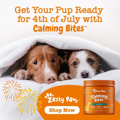 Zesty Paws Calming Chews for Dogs Composure & Relaxation for Everyday Stress & Separation Turkey 90 Count