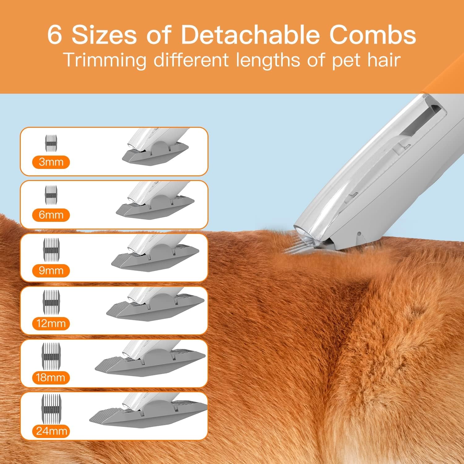 AIRROBO Dog Grooming Vacuum, Dog Hair Vacuum,12000Pa Strong Pet Grooming Vacuum for Dogs, 2L Large Capacity Dog Vacuum for Shedding Grooming Hair, Quiet, 5 Pet Grooming Tools, PG100