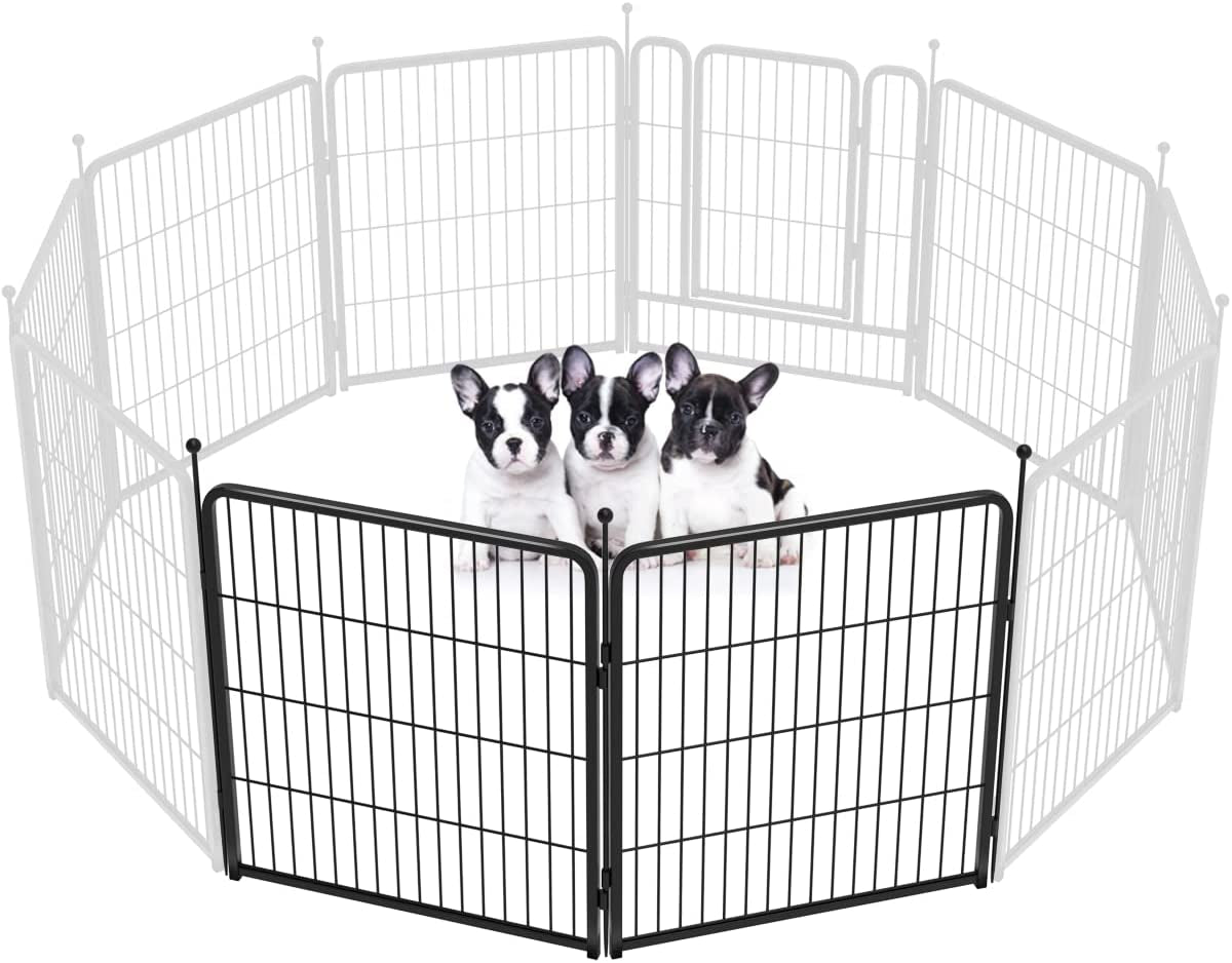 FXW Rollick Dog Playpen for Yard, RV Camping│Patented, 32 Inch 2 Panels