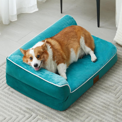 BFPETHOME Orthopedic Dog Beds for Medium Dogs - Waterproof Sofa Dog Bed with Removable Washable Cover, Medium Dog Bed with Waterproof Lining and Nonskid Bottom,Pet Bed for Large Dogs.