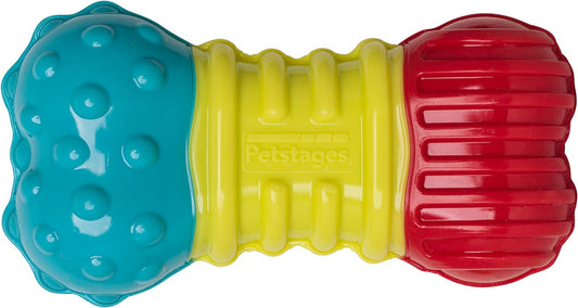 Petstages Multi-Squeak Bone Dog Chew Toy, Multicolor