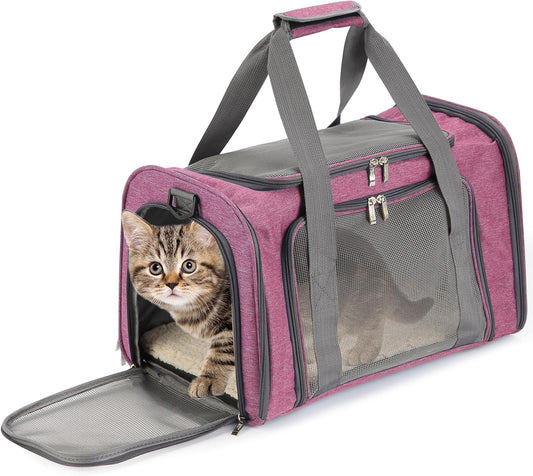 Mr. Pen- Pet Carrier, Pink, Cat Carrier, Dog Carrier, Cat Bag Carrier, Cat Travel Carrier, Soft Cat Carrier, Dog Travel Carrier, Pet Travel Carrier, Dog Soft-Sided Carriers, Cat Carrier Bag