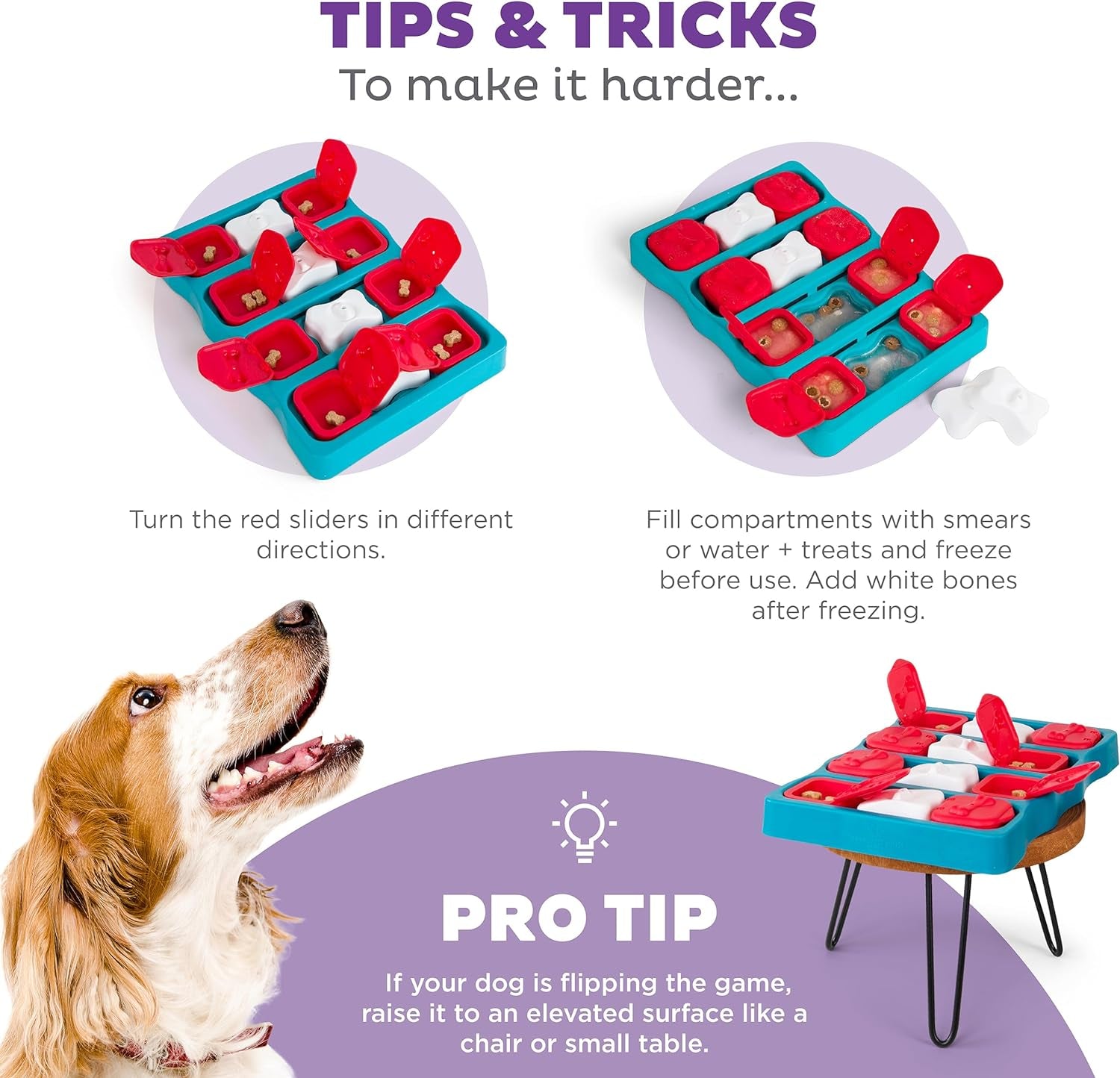 Nina Ottosson by Outward Hound Puppy Tornado Treat Puzzle Enrichment Toy for Puppies, Level 2 Intermediate, Pink