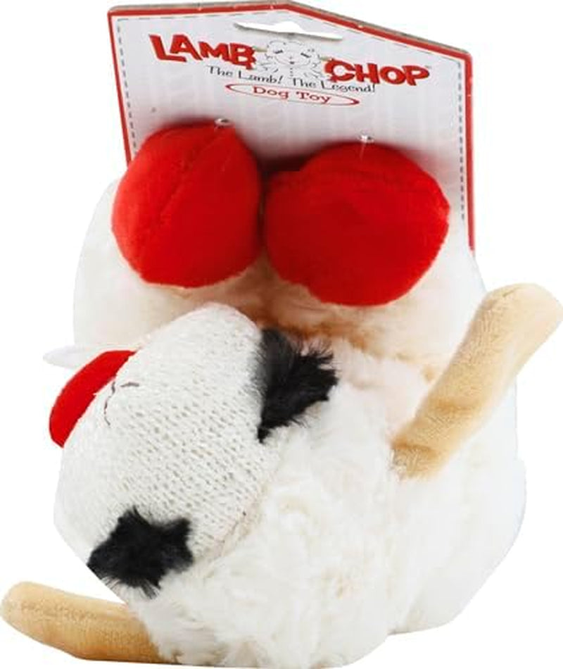 Multipet Rainbow Lamb Chop Plush Dog Toy, Medium, 10.5"