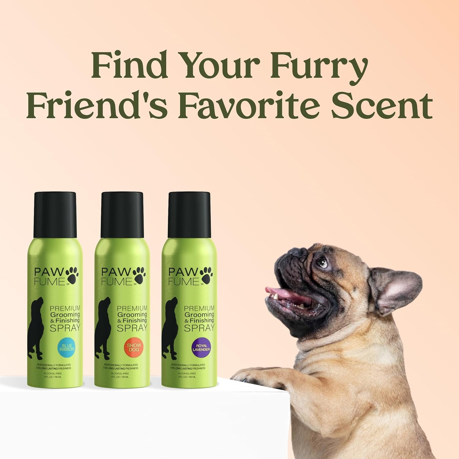 PAWFUME Premium Grooming Spray Dog Spray Deodorizer Perfume for Dogs - Dog Cologne Spray Long Lasting Dog Sprays - Dog Perfume Spray Long Lasting after Bath - Deodorizing Spray (Show Dog, 2-Pack)