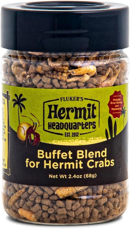 Fluker's Buffet Blend Diet - Food for Hermit Crabs 2.4 oz