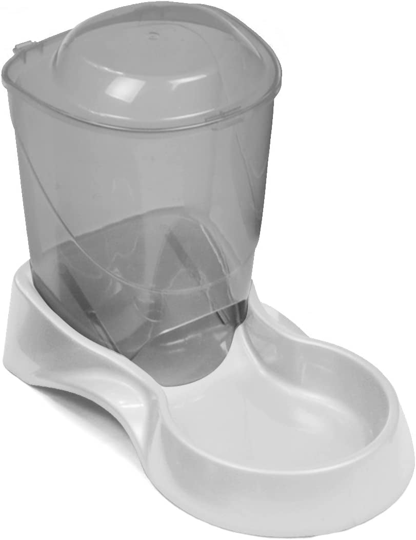 Van Ness Pets Extra Small Auto Gravity Feeder, 1.5 Pound Capacity for Dogs and Cats, White