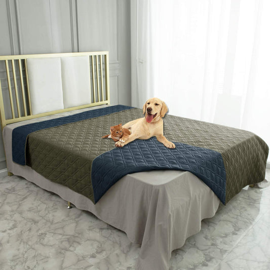 Ameritex Waterproof Dog Bed Cover Pet Blanket for Furniture Bed Couch Sofa Reversible