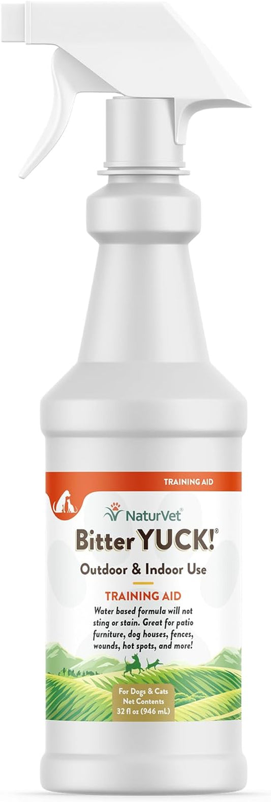 Naturvet 978249 Bitter Yuck for Outdoor Pets, 32-Ounce