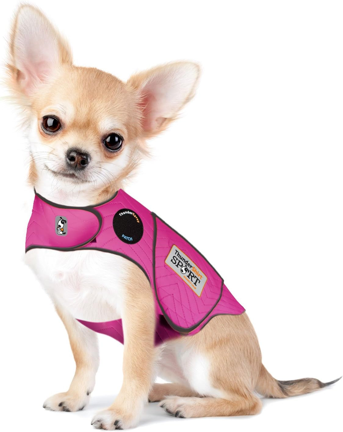 Thundershirt Dogs Clothing Thundershirt Dog Anxiety Jacket, Fuchsia, Xx-Small