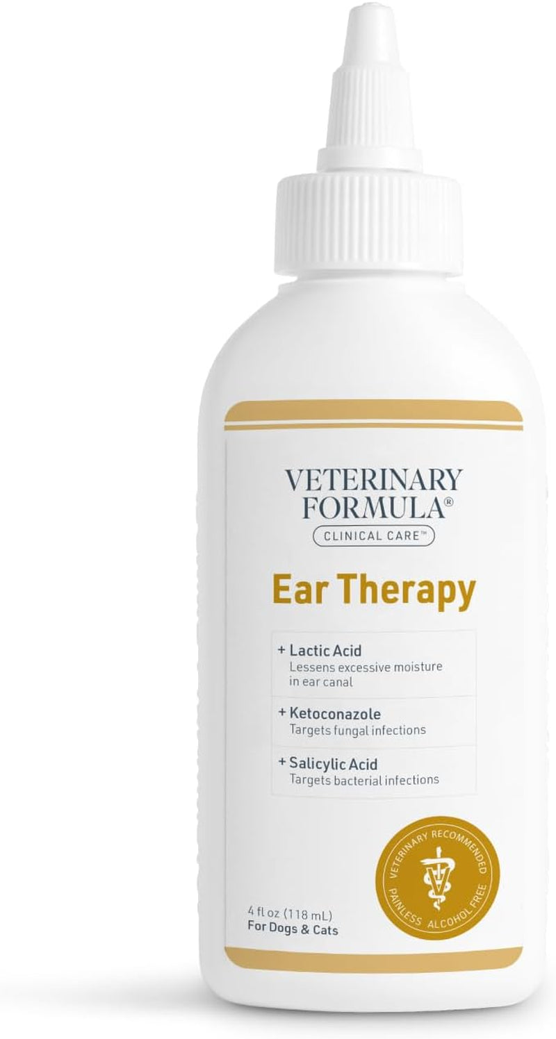 Veterinary Formula Clinical Care Ear Therapy Wipes, 100Ct – Cat and Dog Ear Cleaner – Help Relieve Itchy Ears Quickly & Effectively Remove Dirt, Debris, and Foul Odor