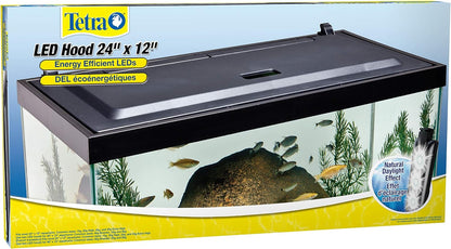 Tetra LED Aquarium Hood, Low Profile, Energy Efficient Hood With Lighting