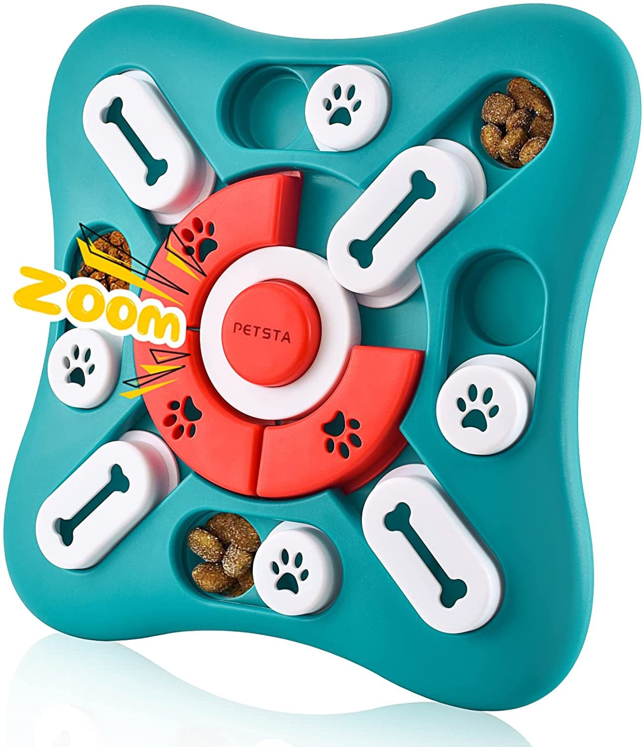 Dog Puzzle Toys, Treat Dispensing Dog Enrichment Toys for IQ Training and Brain Stimulation, Interactive Mentally Stimulating Toys as Gifts for Puppies, Cats, Dogs