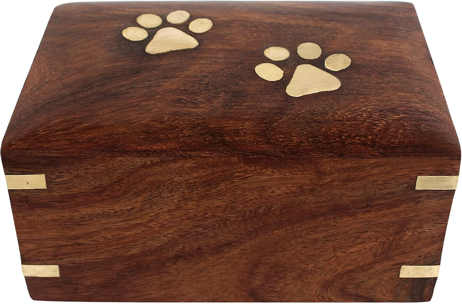 Rosewood Pet Urn Box - Peaceful Pet Memorial Keepsake Urn for Dogs,Cats (X-Small : 5" X 3" X 2" - 15Lbs or 5Kg)