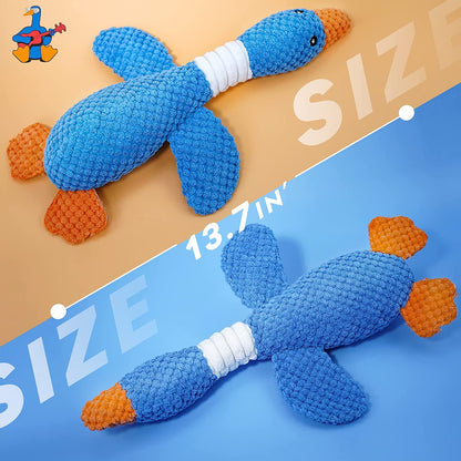 Vitscan Squeaky Dog Toys for Small Dogs/Puppy Toys to Keep Them Busy/Puppy Chew Toys for Teething/Dog Chew Toys for Aggressive Chewers Medium Large Breed/Cute Goose Interactive Dog Toys