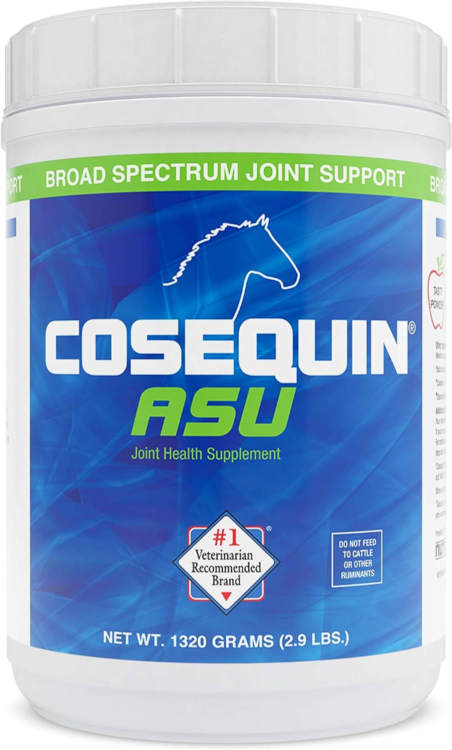 Nutramax Cosequin ASU Joint Health Supplement for Horses - Powder with Glucosamine, Chondroitin, ASU, and MSM, 1320 Grams