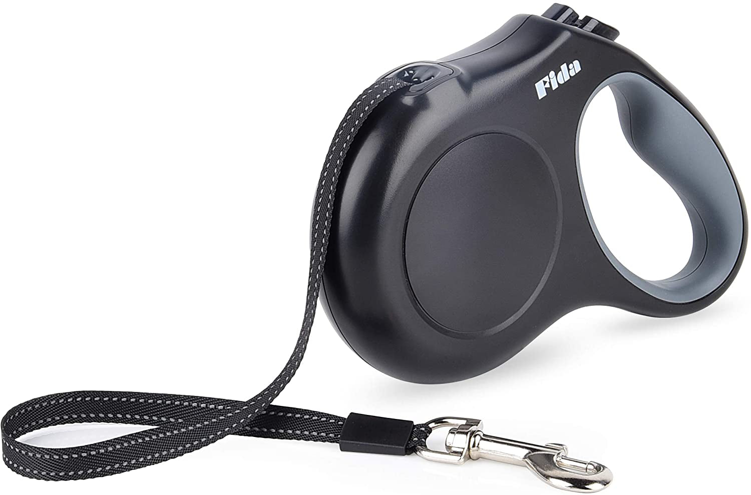 Fida Retractable Dog Leash, 16Ft Heavy Duty Pet Walking Leash for Small/Medium Dog or Cat up to 44 Lbs, Tangle Free. One-Hand Brake (Medium, Navy Blue)