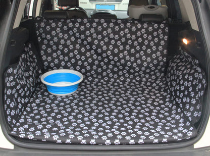 Pet Dog Trunk Cargo Liner - Oxford Car SUV Seat Cover - Waterproof Floor Mat for Dogs Cats - Washable Dog Accessories