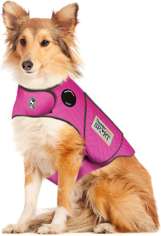 Thundershirt Dogs Clothing Thundershirt Dog Anxiety Jacket, Fuchsia, Large