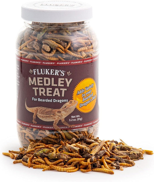 Fluker's Bearded Dragon Medley Treat Food, 3.2-Ounce (72023)