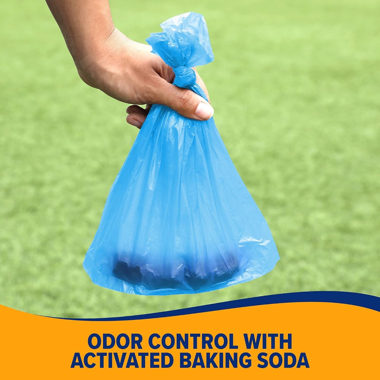 Arm & Hammer Durable Disposable Dog and Cat Waste Bags with Activated Baking Soda, 90 Dog Poop Bags, 9 X 14 Inches