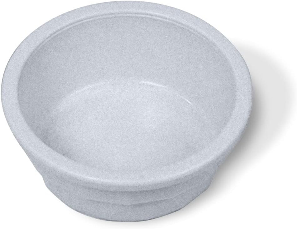 Van Ness Pets Crock Style Heavyweight Jumbo Bowl, 106 OZ Food/Water Dish, Greystone