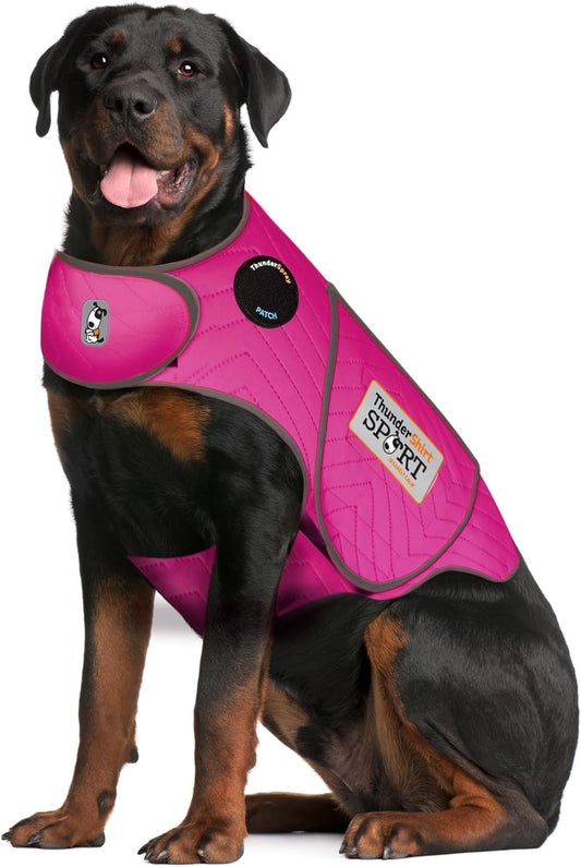 Thundershirt Dogs Clothing Thundershirt Dog Anxiety Jacket, Fuchsia, XXL US