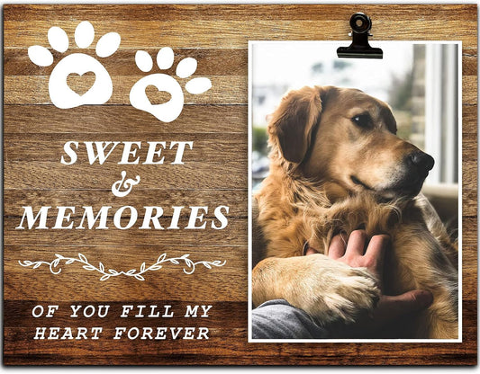 Pet Memorial Picture Frame Loss of Dog Gifts 4X6 Inch Dog Picture Frame