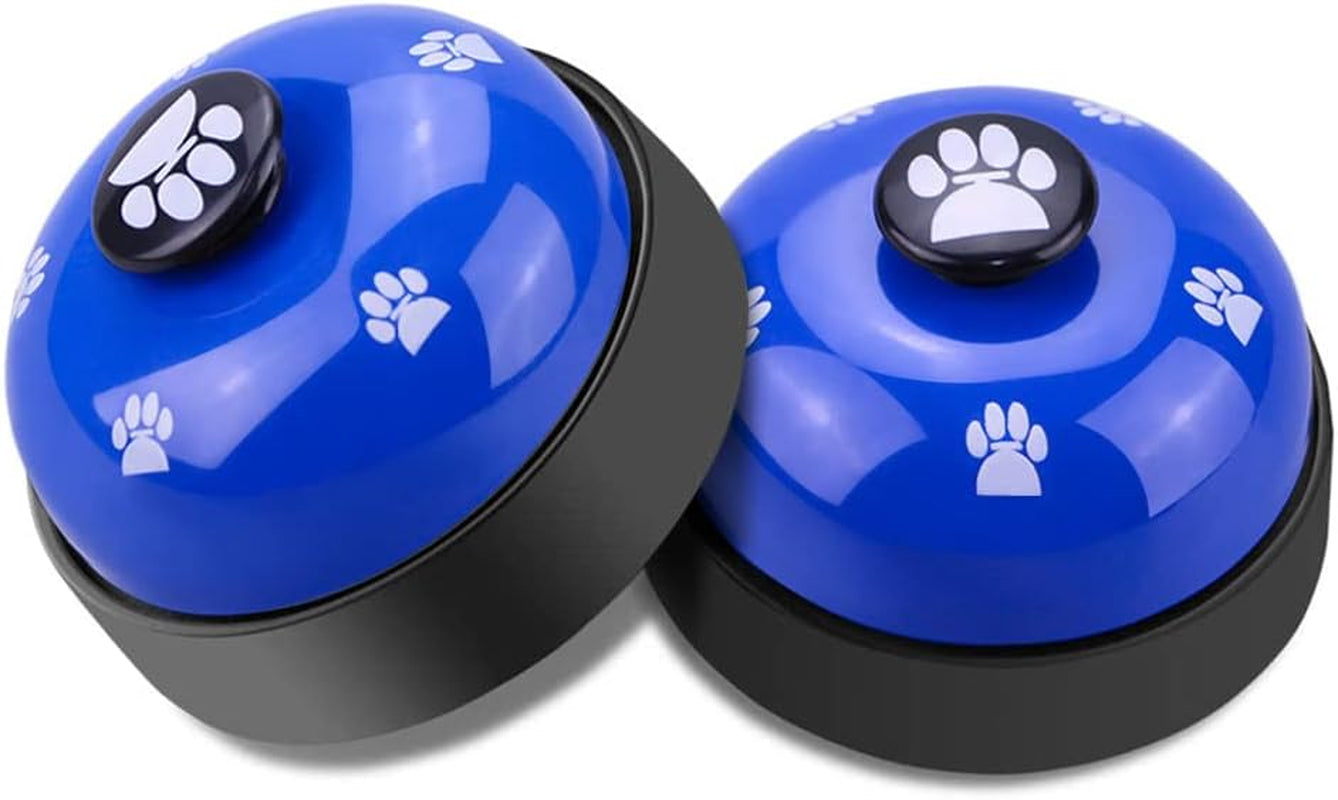 Comsmart Dog Training Bell, Set of 2 Dog Puppy Pet Potty Training Bells, Dog Cat Door Bell Tell Bell with Non-Skid Rubber Base