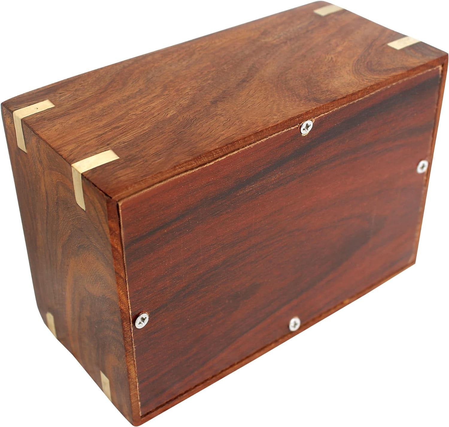 Rosewood Pet Urn Box - Peaceful Pet Memorial Keepsake Urn for Dogs,Cats (X-Small : 5" X 3" X 2" - 15Lbs or 5Kg)