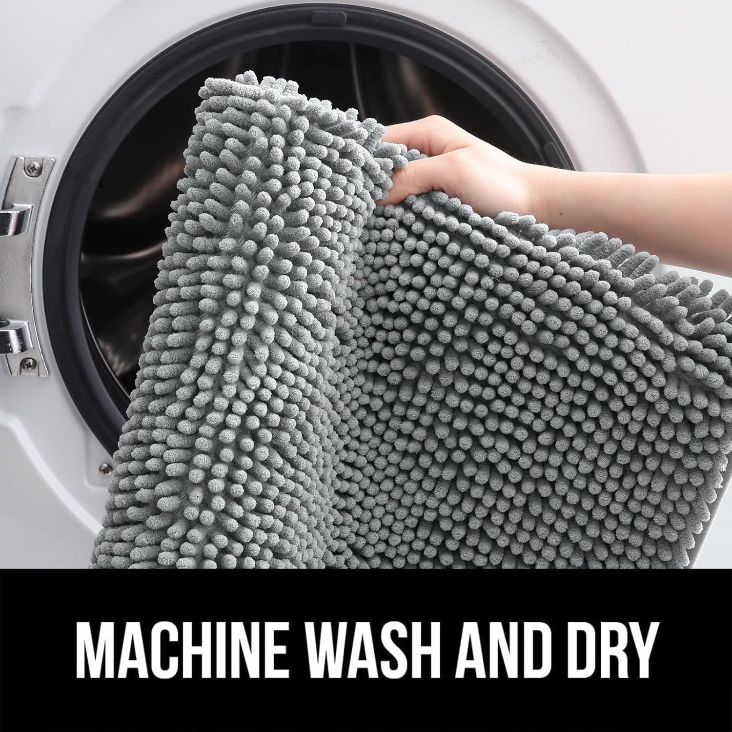 OLANLY Dog Door Mat for Muddy Paws, Absorbs Moisture and Dirt, Non-Slip Washable Mat, Quick Dry Microfiber, Mud Mat for Dogs, Entry Indoor Door Mat for inside Floor(30X20 Inches, Atlantic Blue)