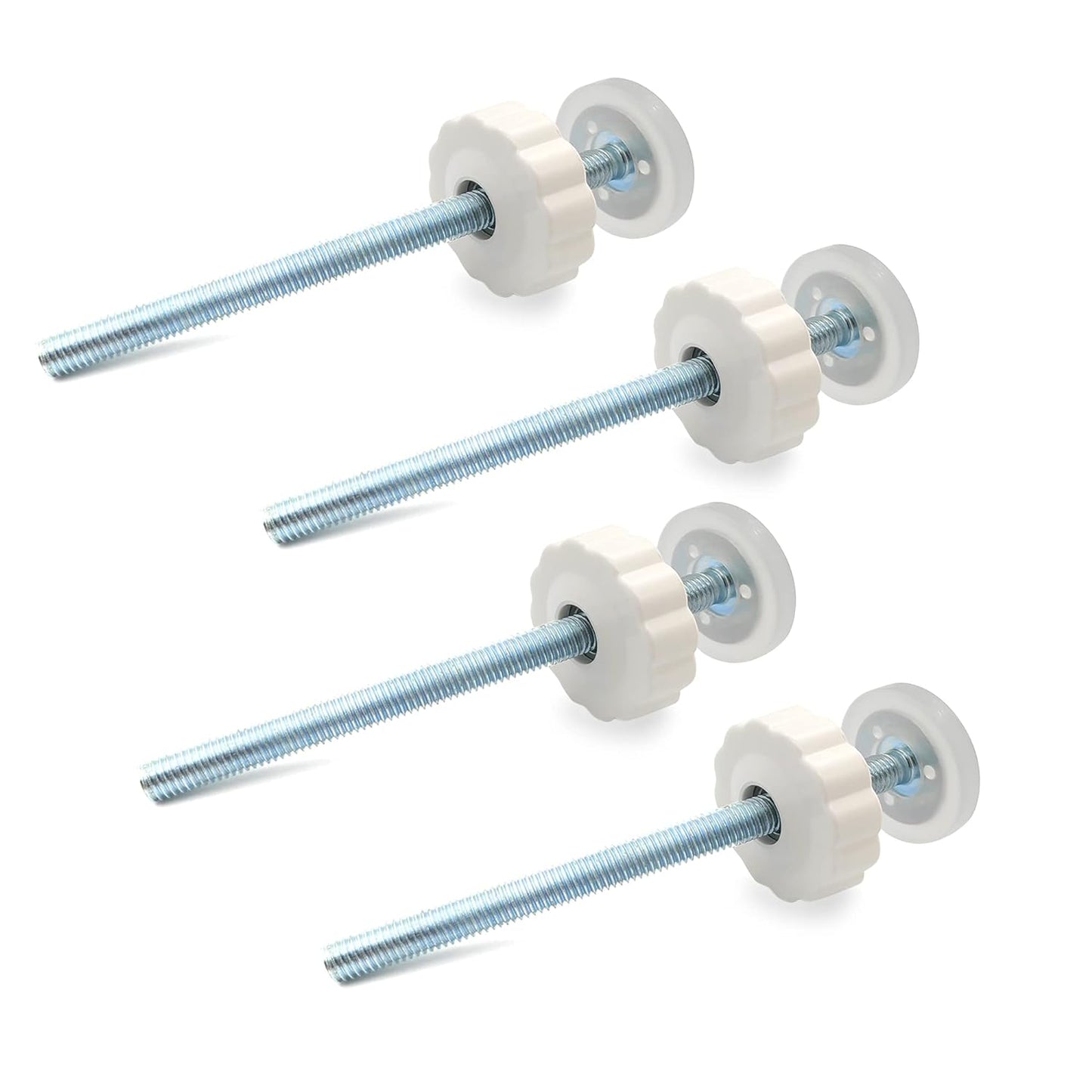 4 Pack Pressure Gates Threaded Spindle Rods M8 (8 Mm), Baby Gates Accessory Screw Bolts Kit Fit for All Pressure Mounted Walk Thru Gates (8Mm 4 Pack)