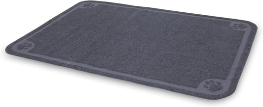 Petmate Litter Catcher Mat Extra Large, Grey, Model:22990 47X32X0.25 Inch (Pack of 1)